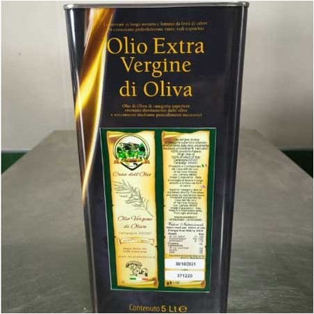 Olio di Oliva Classico da 5 Litro Estratto a Freddo