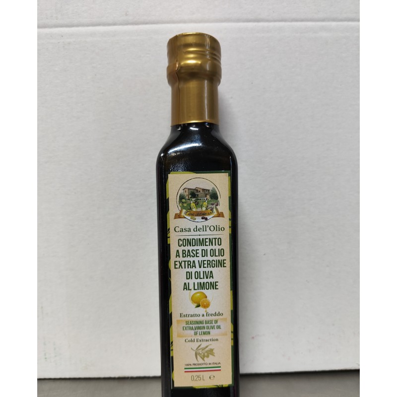 Olio di Oliva Aromatizzato al Limone da 25 CL